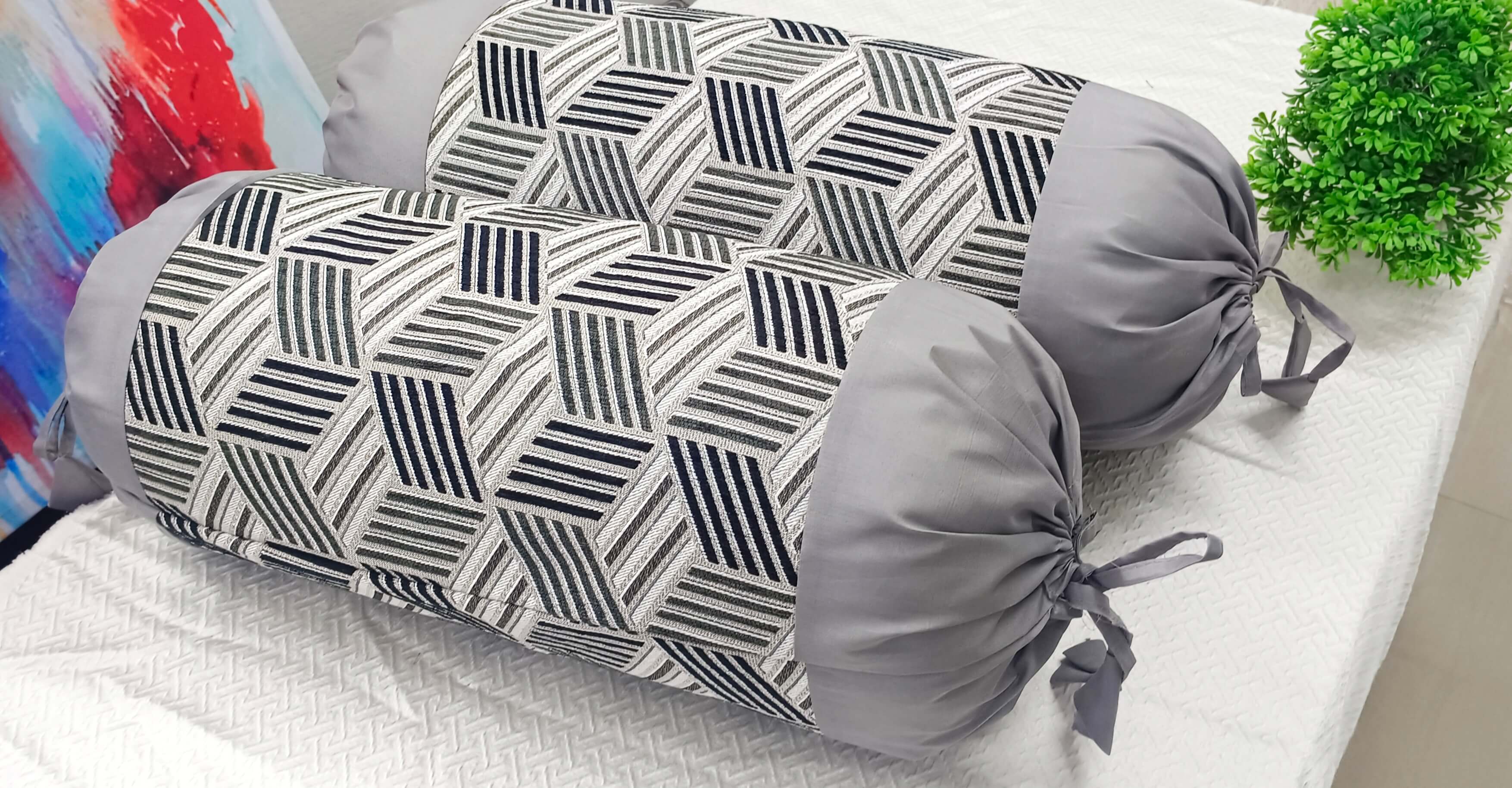Grey Criss Cross