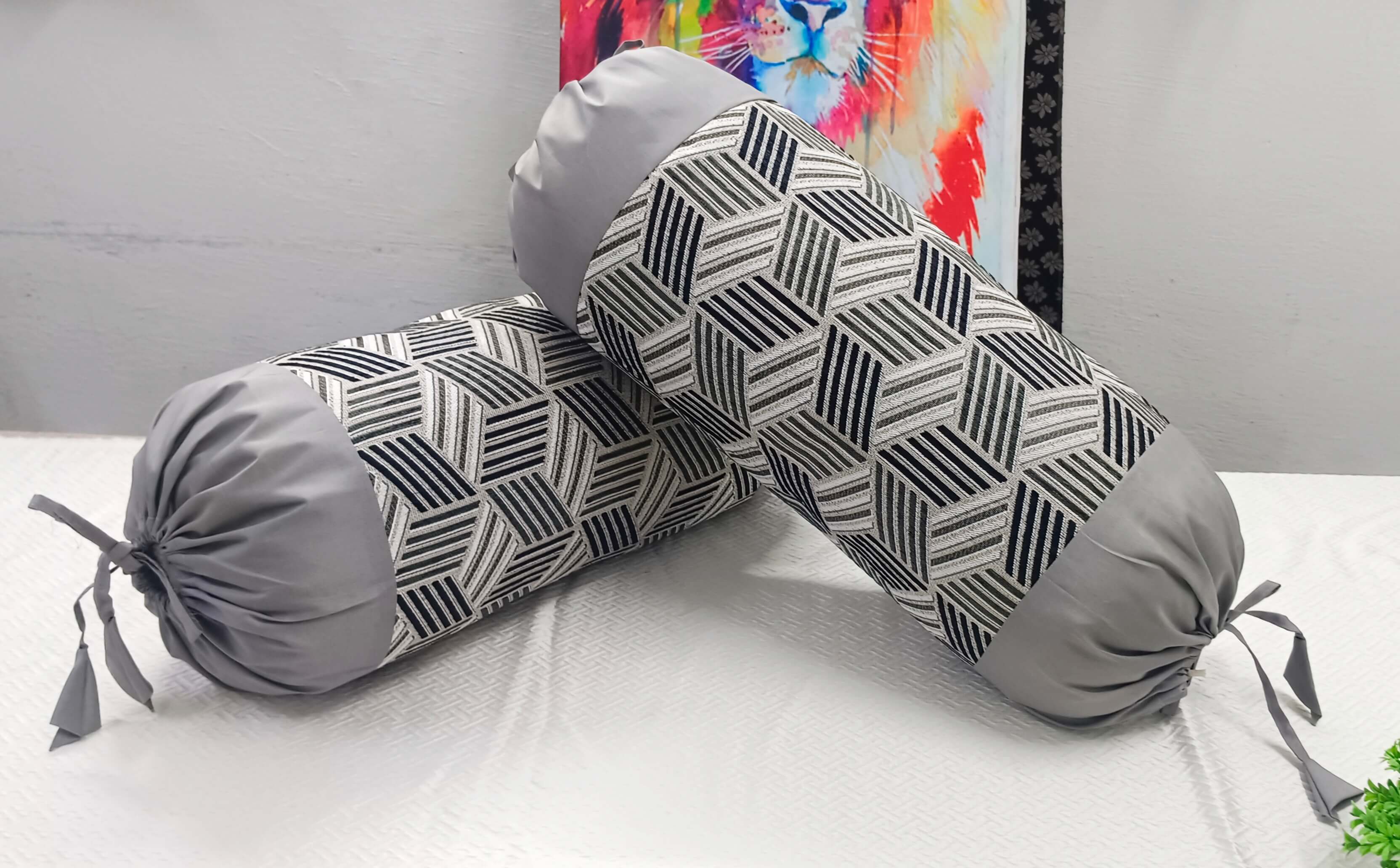 Grey Criss Cross