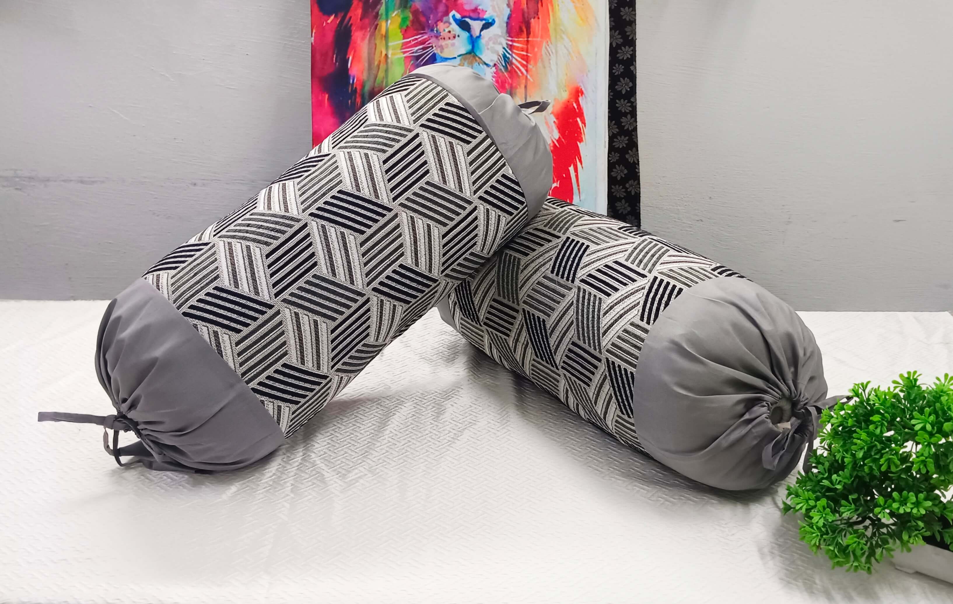 Grey Criss Cross